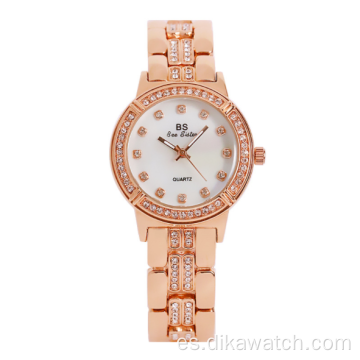 BS Bee hermana 1338 diamante mujer reloj de marca de lujo reloj de oro relojes de pulsera para mujer 2021 diamantes de imitación elegantes relojes de mujer